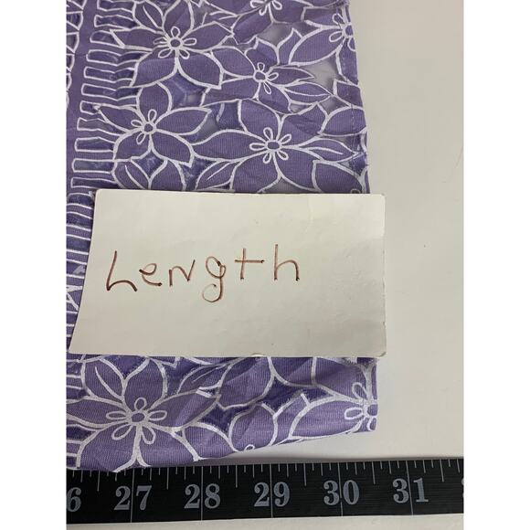 ALFRED DUNNER 2PC BLOUSE SZ 3X Sheer Lavender Pastel Feminine Cottagecore NWT - Picture 7 of 10